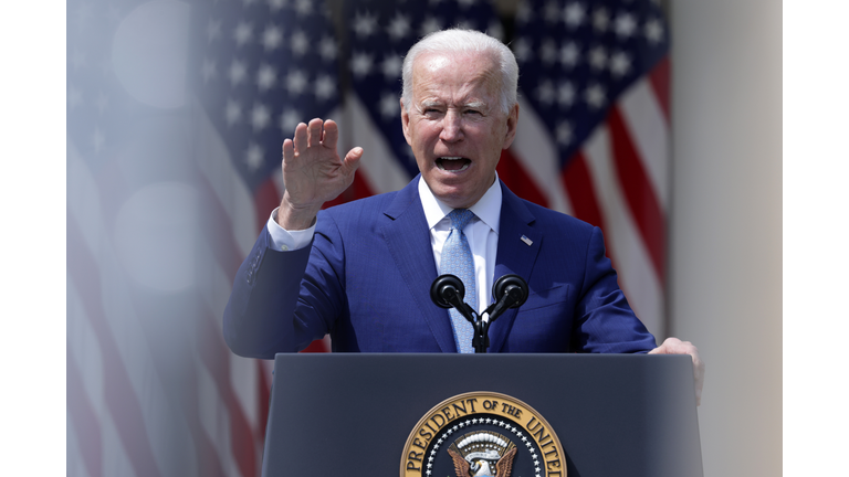 President Biden Delivers Remarks On Gun Violence Prevention From White House Rose Garden