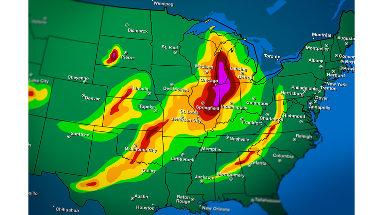 Severe Weather Map Forecast