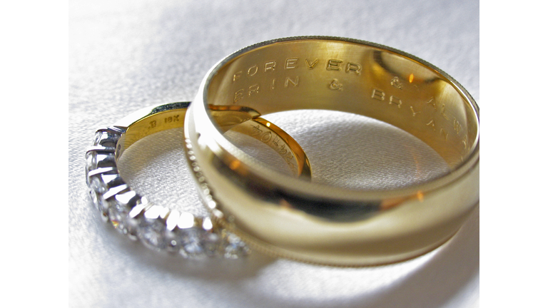 Wedding Rings with Engraving