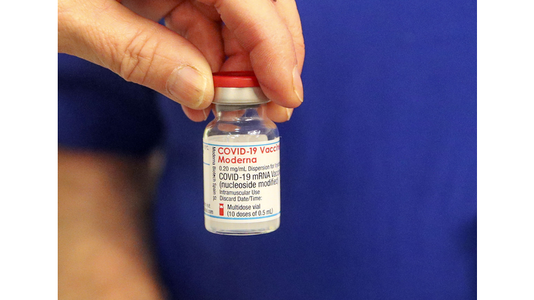 Moderna Covid-19 Vaccine Administered At The Madejski Stadium In Reading
