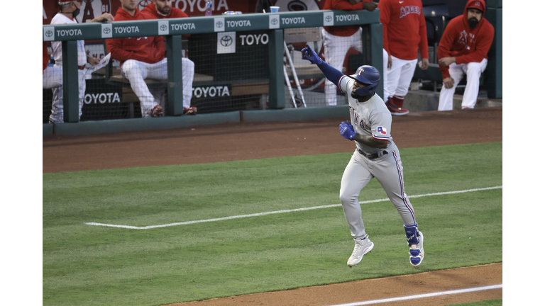 Texas Rangers v Los Angeles Angels