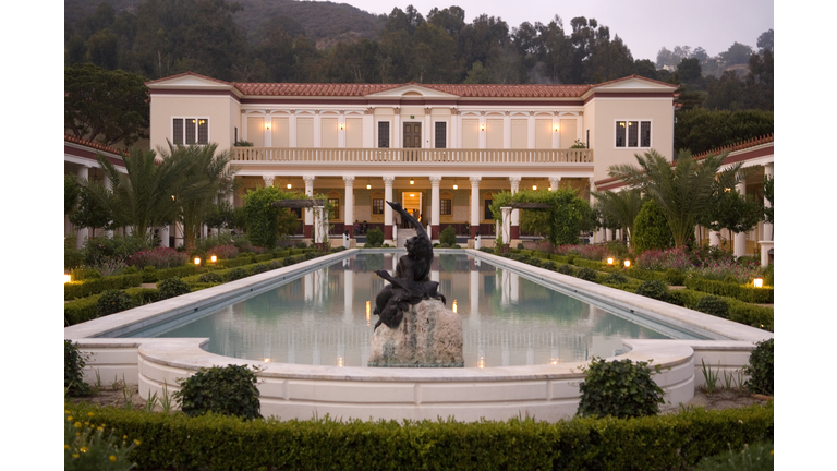 Garden and Reflecting Pond at the Getty Villa