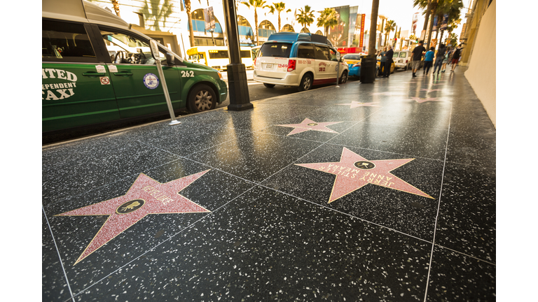 Hollywood Walk of Fame in Los Angeles California USA