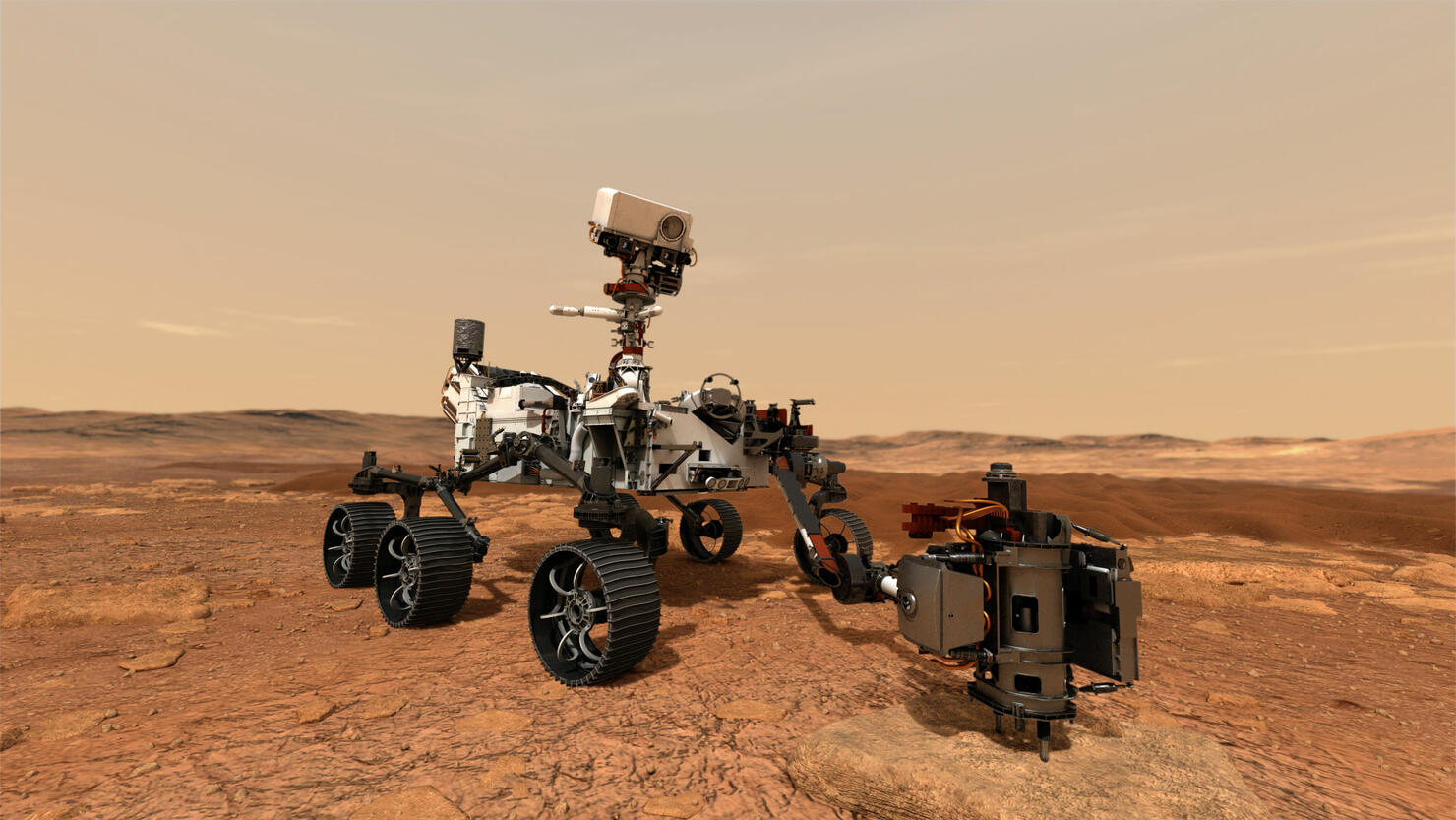 NASA Perseverance Rover Lands On Mars