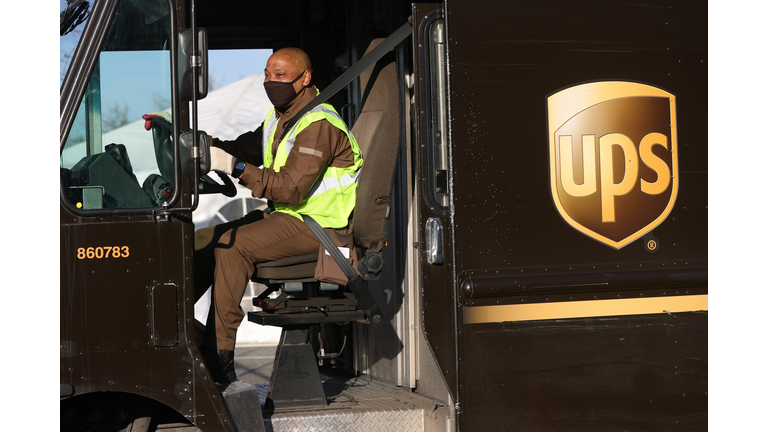 Transportation Secretary Buttigieg Tours UPS Facility Distributing Vaccines