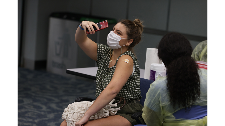 Miami-Dade County Host Pop-Up COVID-19 Vaccination Site At Miami International Airport