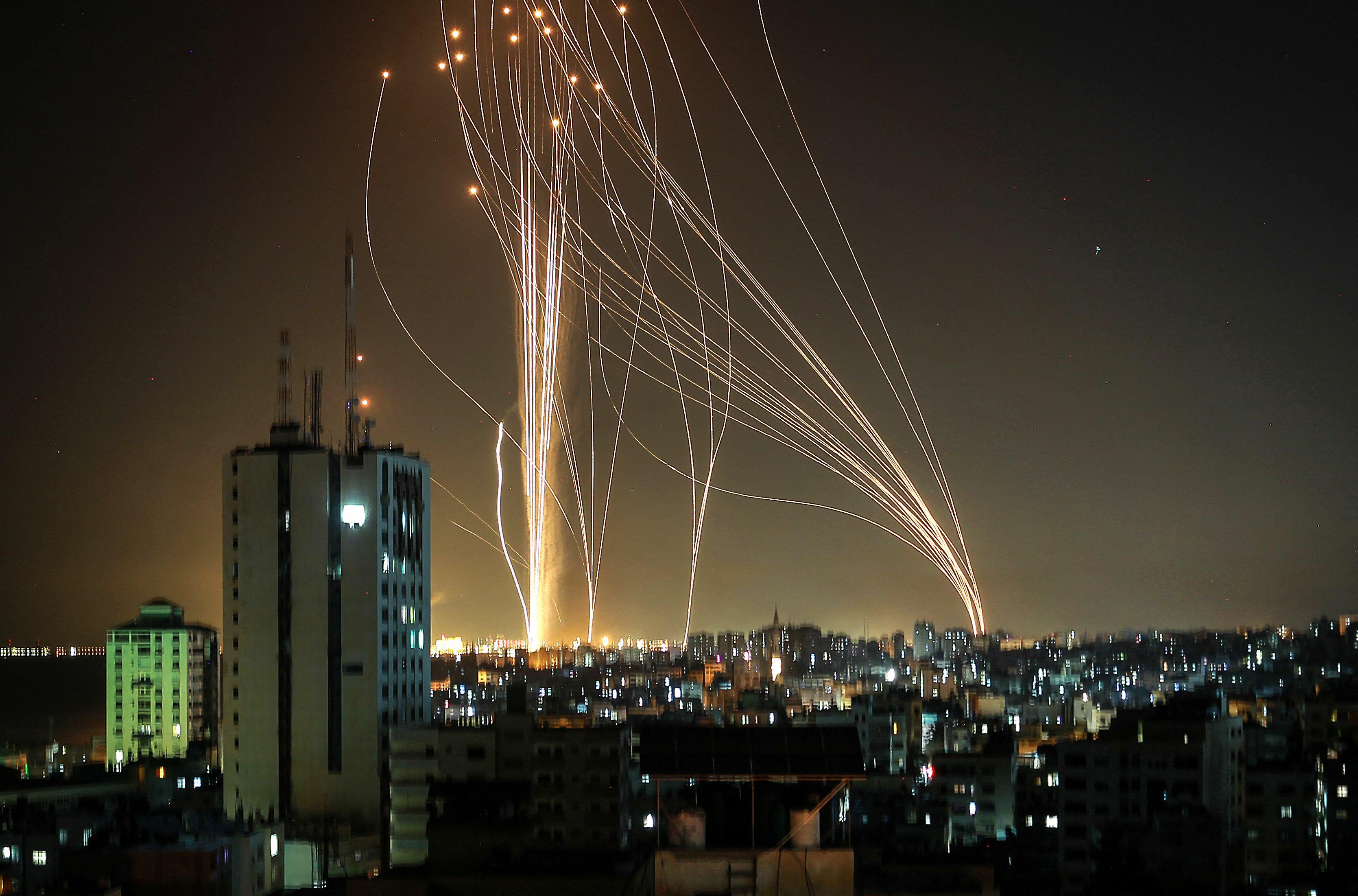 Hundreds Of Rockets Fired From Gaza Strip Into Tel Aviv iHeart