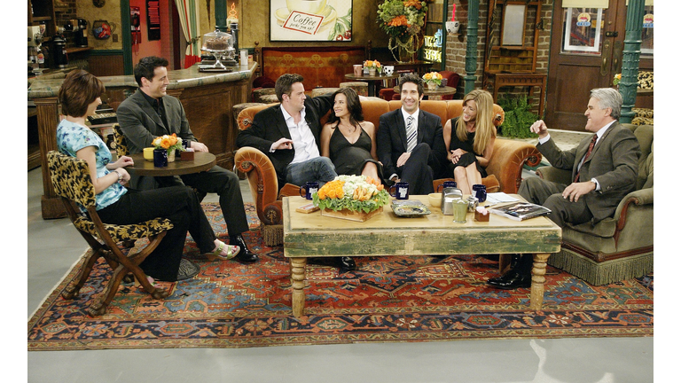 Cast of "Friends" on the "Tonight Show with Jay Leno"