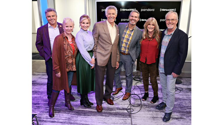 Andy Cohen's Deep And Shallow Interview Special With The Cast Of The Brady Bunch On SiriusXM's Radio Andy Channel At The SiriusXM Studios In New York City