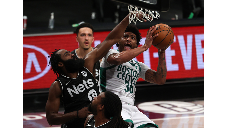 The Marcus Smart-James Harden match-up will be one to watch this series