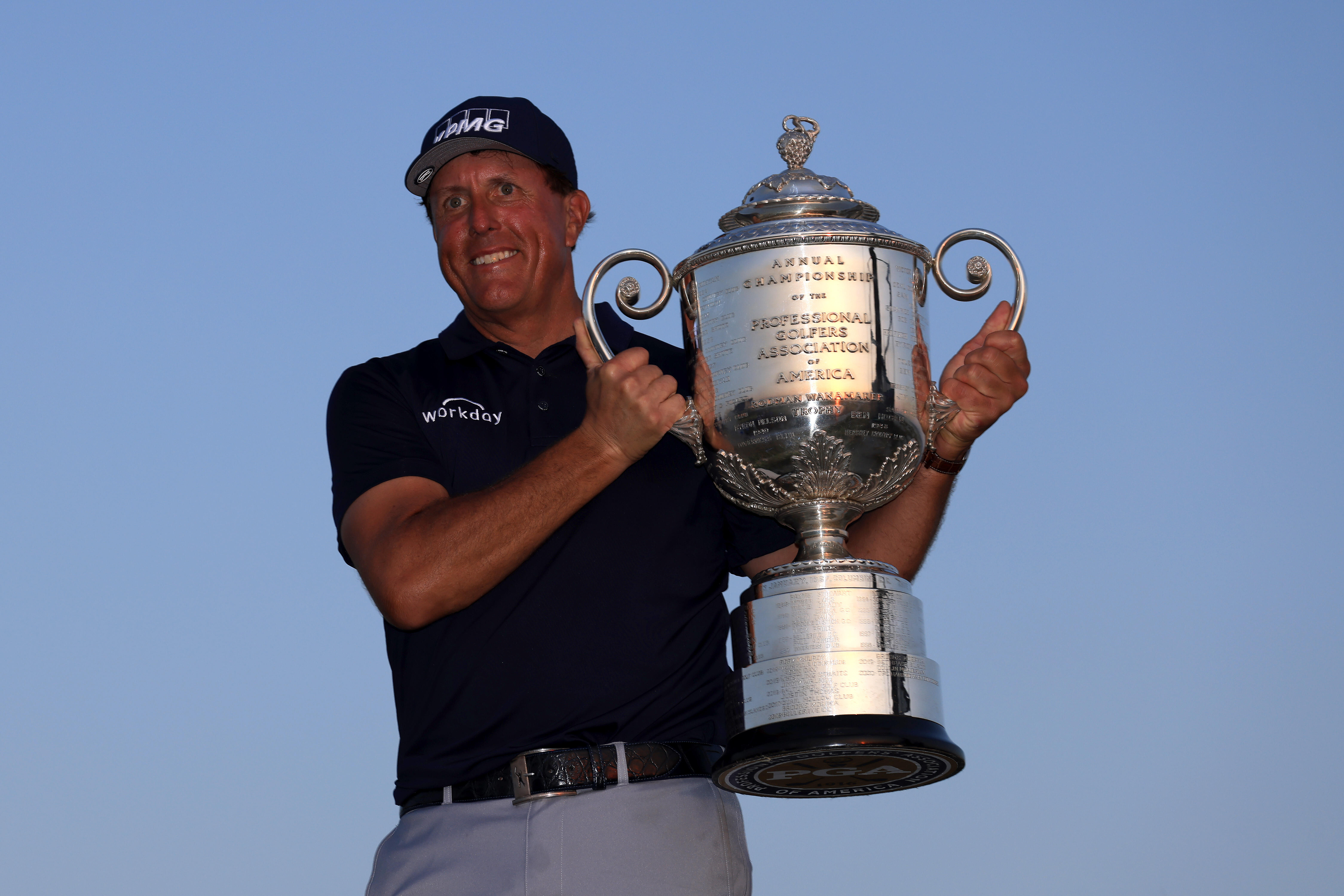 Phil Mickelson Wins PGA Championship Oldest Golfer To Win A