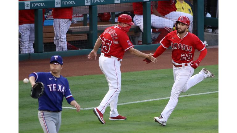 Texas Rangers v Los Angeles Angels