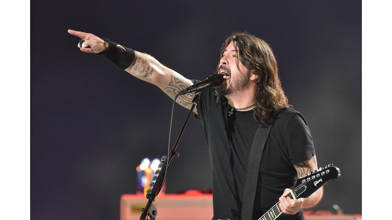 Dave Grohl of the Foo Fighters (Photo by VALERIE MACON/AFP via Getty Images)