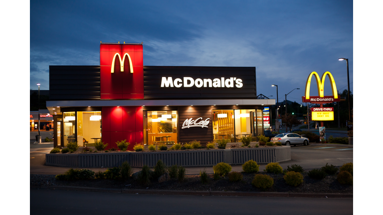 McDonald's Restaurant at Dusk