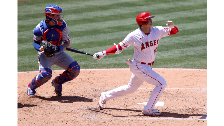 Texas Rangers v Los Angeles Angels