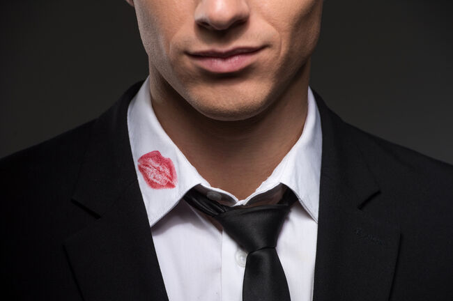 Lipstick on your collar.