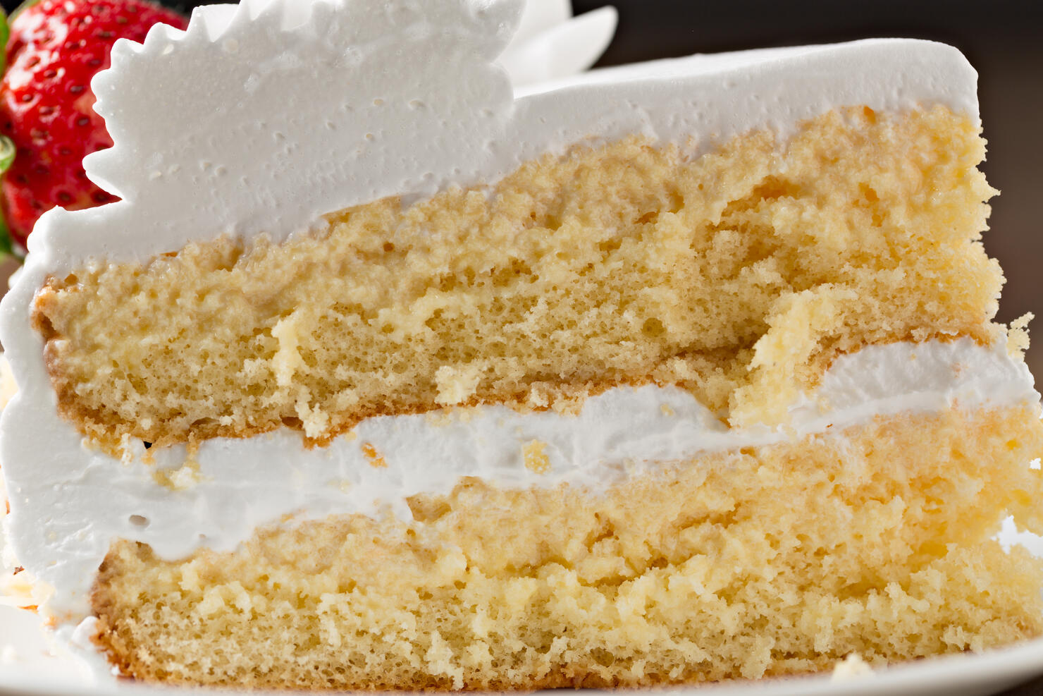 Slice Of Tres Leches Cake