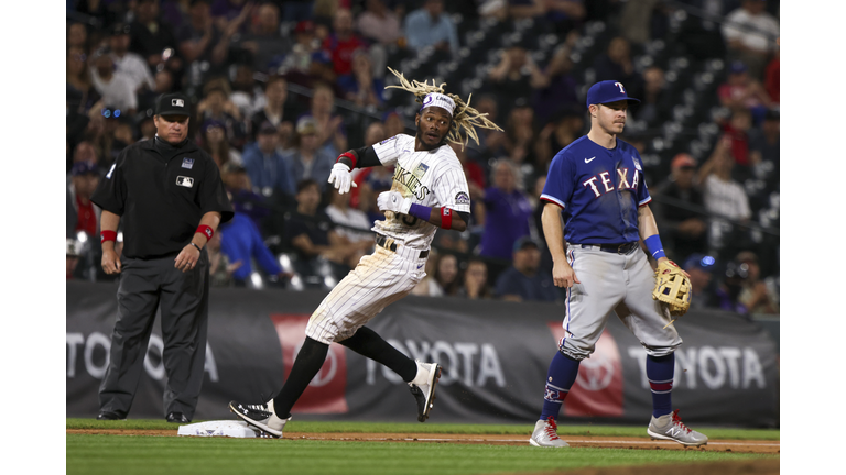 Texas Rangers v Colorado Rockies
