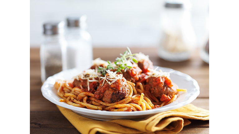 spaghetti and meatballs