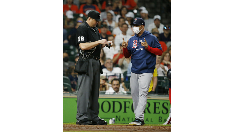 Red Sox Manager Alex Cora said he needs to get Bill Belichick's number, so they can text.