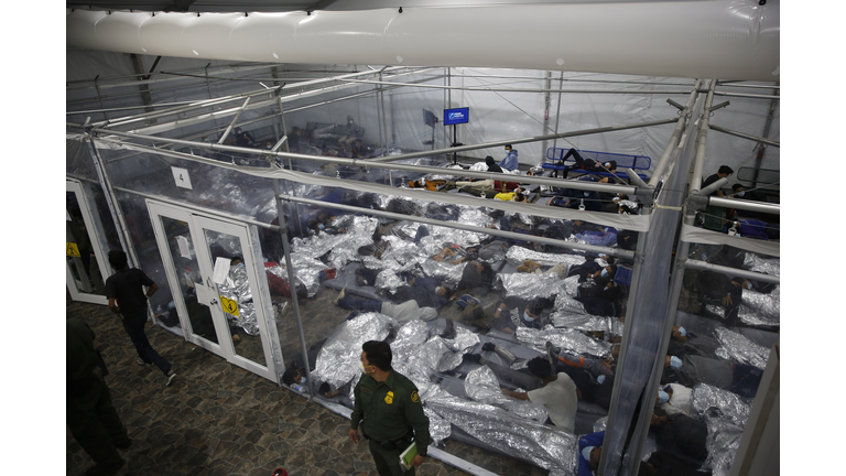 Migrants Housed In Donna, TX As Border Facilities Struggle To Handle Surge