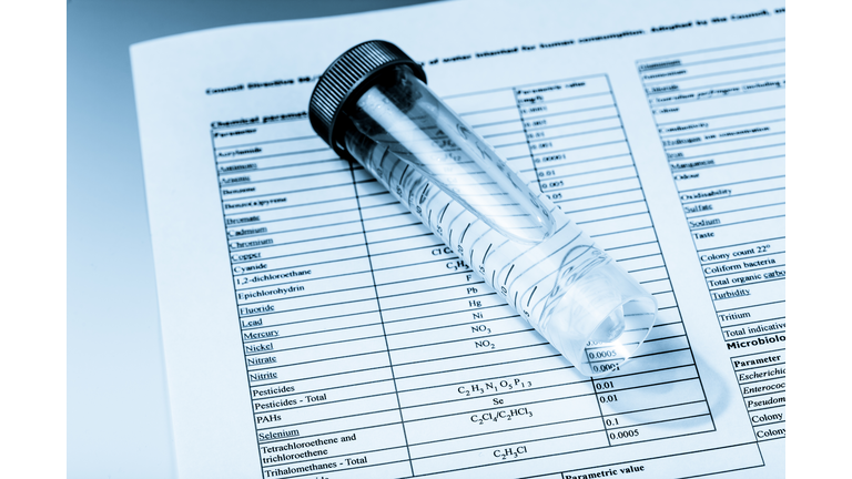 chemical test of drinking water