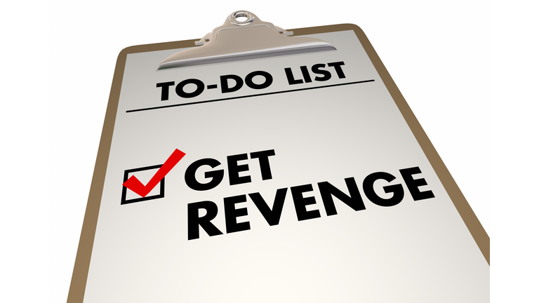 Get Revenge To-Do List Check Box Mark Clipboard 3d Illustration
