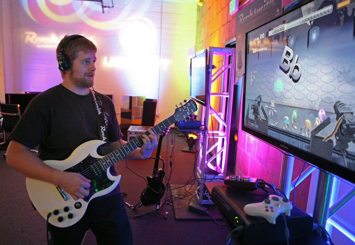 Chris Lee, one of the Rocksmith project