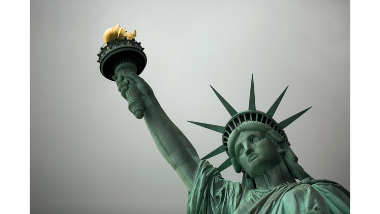 A view of the Statue of Liberty 