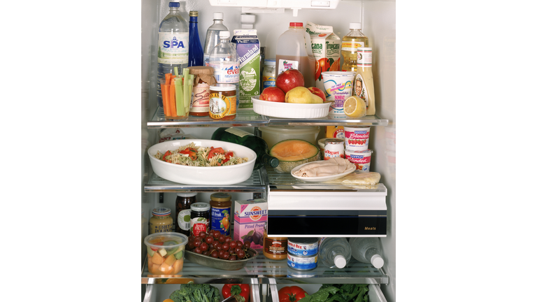 Contents of a refrigerator