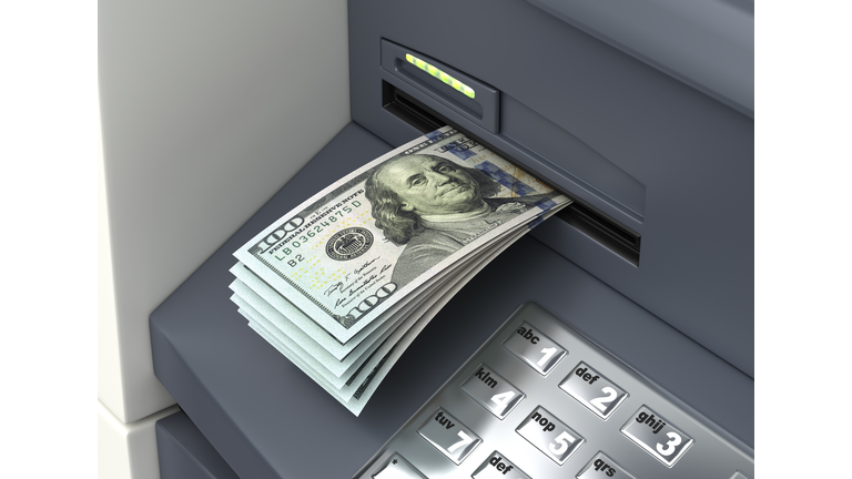 Dollars from ATM