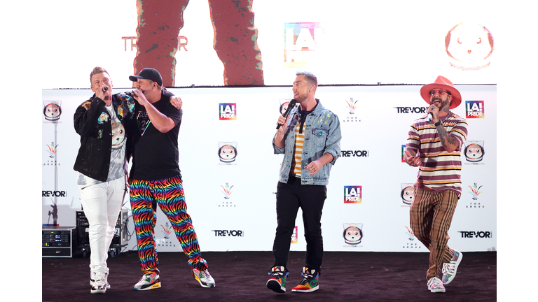 Members Of NSYNC And Backstreet Boys Host "Bingo Under The Stars" In Celebration Of Pride