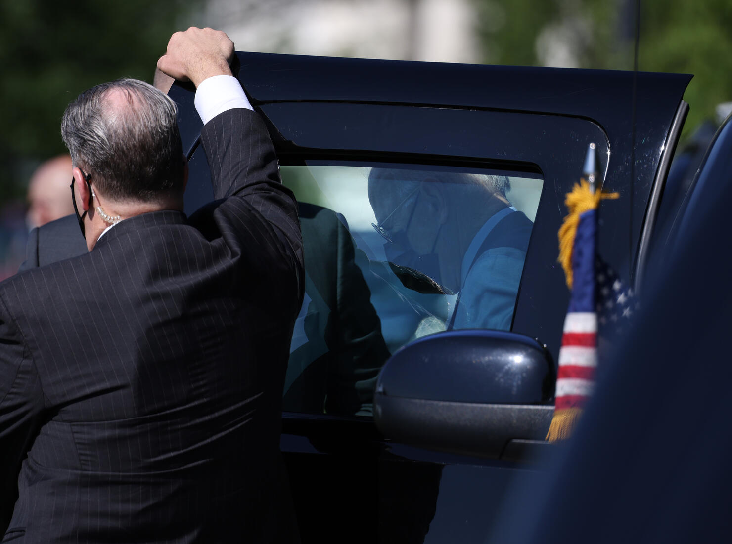 President Biden Departs White House For Trip To Michigan