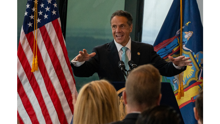 New York Governor Cuomo Makes Announcement About City's Reopening At The World Trade Center