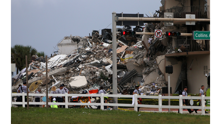 Residential Building In Miami Partially Collapsed
