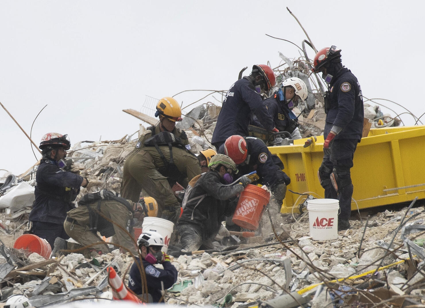 Over One Hundred Missing After Residential Building In Miami Area Partially Collapses