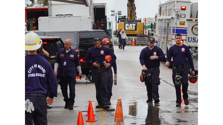 Over One Hundred Missing After Residential Building In Miami Area Partially Collapses