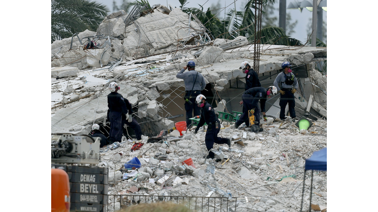 Over One Hundred Missing After Residential Building In Miami Area Partially Collapses