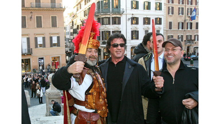 Sylvester Stallone In Rome To Promote 'Rocky Balboa'