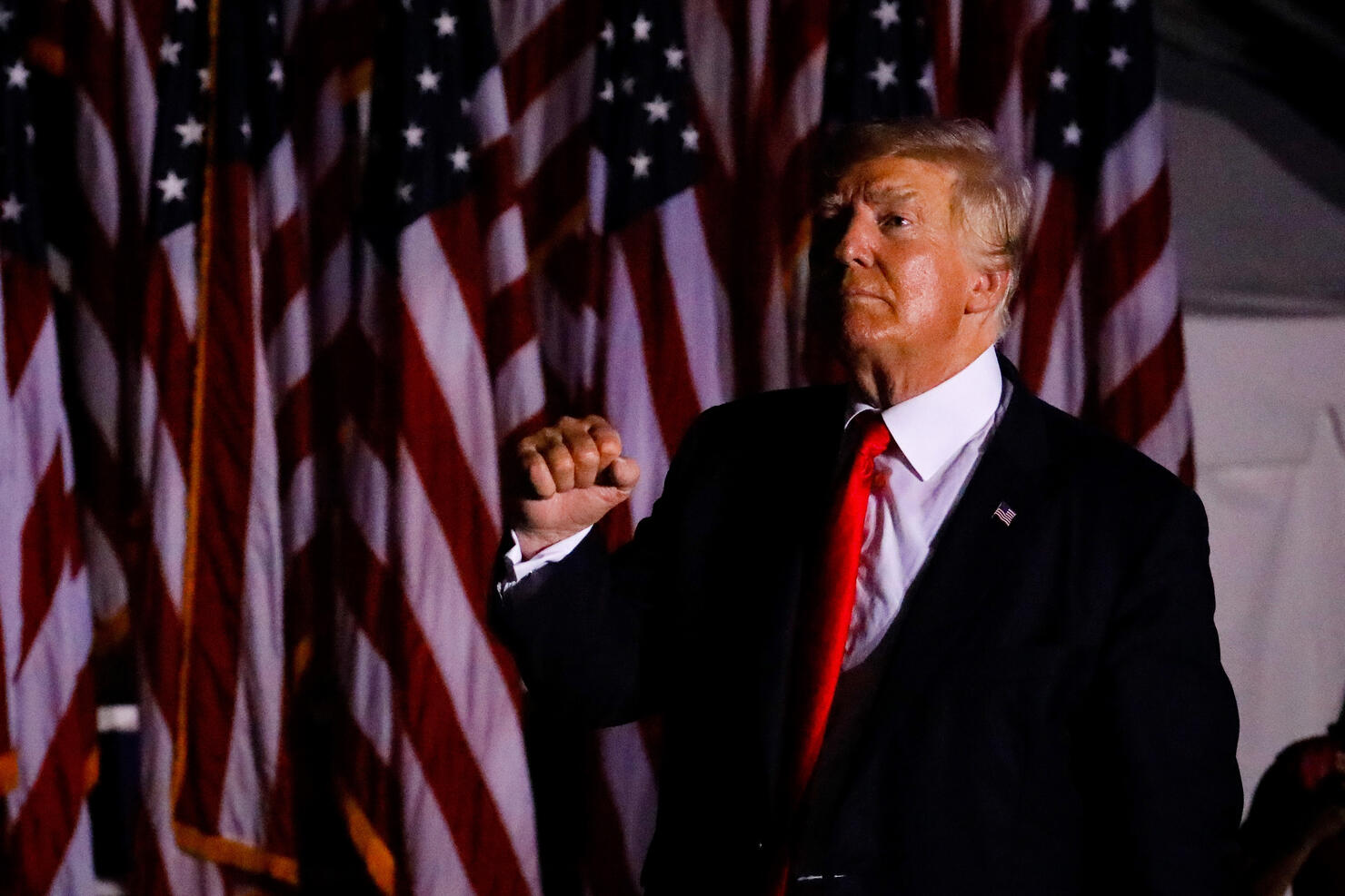 Former President Trump Rallies Supporters In Sarasota, Florida