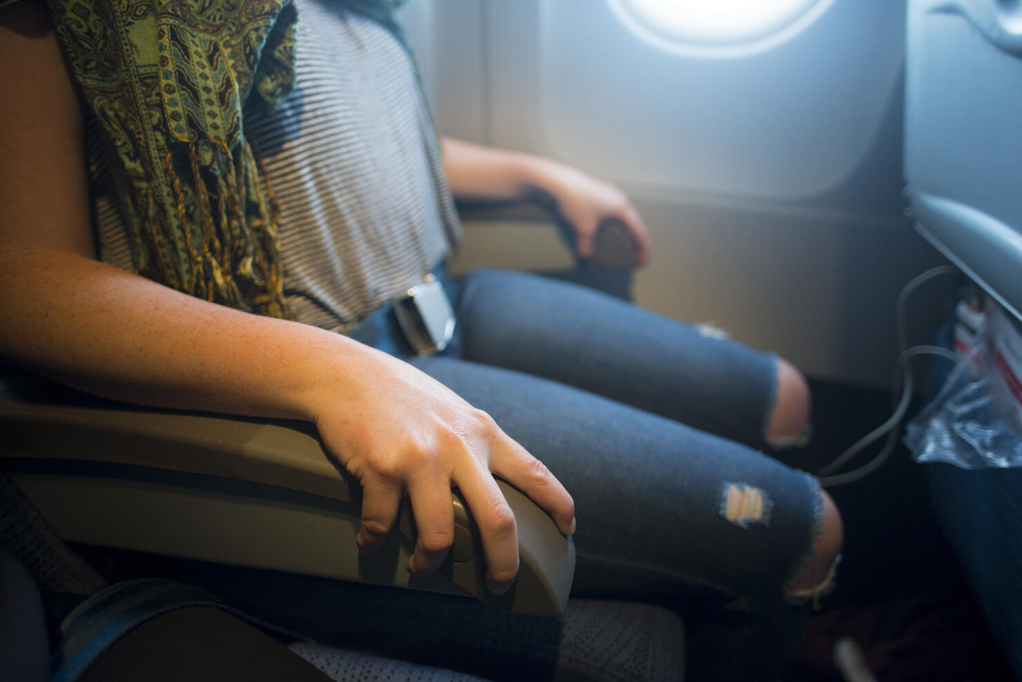 Scared on a Plane