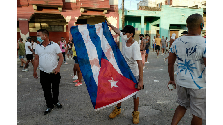 CUBA-POLITICS-DEMONSTRATION-DIAZ-CANEL