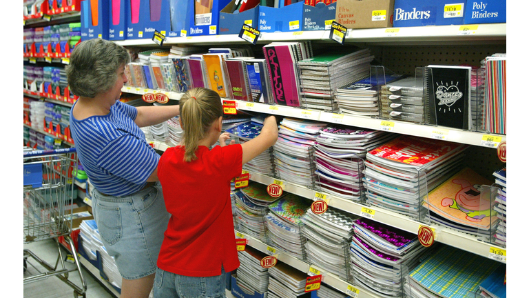 Consumers Start Buying Back-To-School Supplies At Wal-Mart