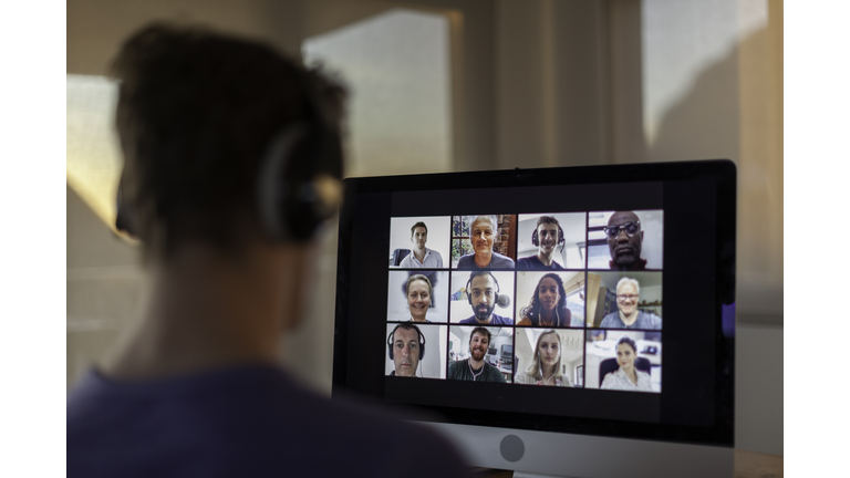 Video call from home during lockdown