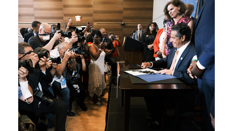 New York Gov. Cuomo Speaks On Gun Violence Prevention