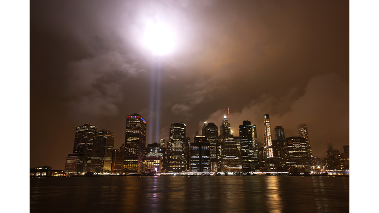 Tribute In Light Marks 19th Anniversary Of September 11th Attacks