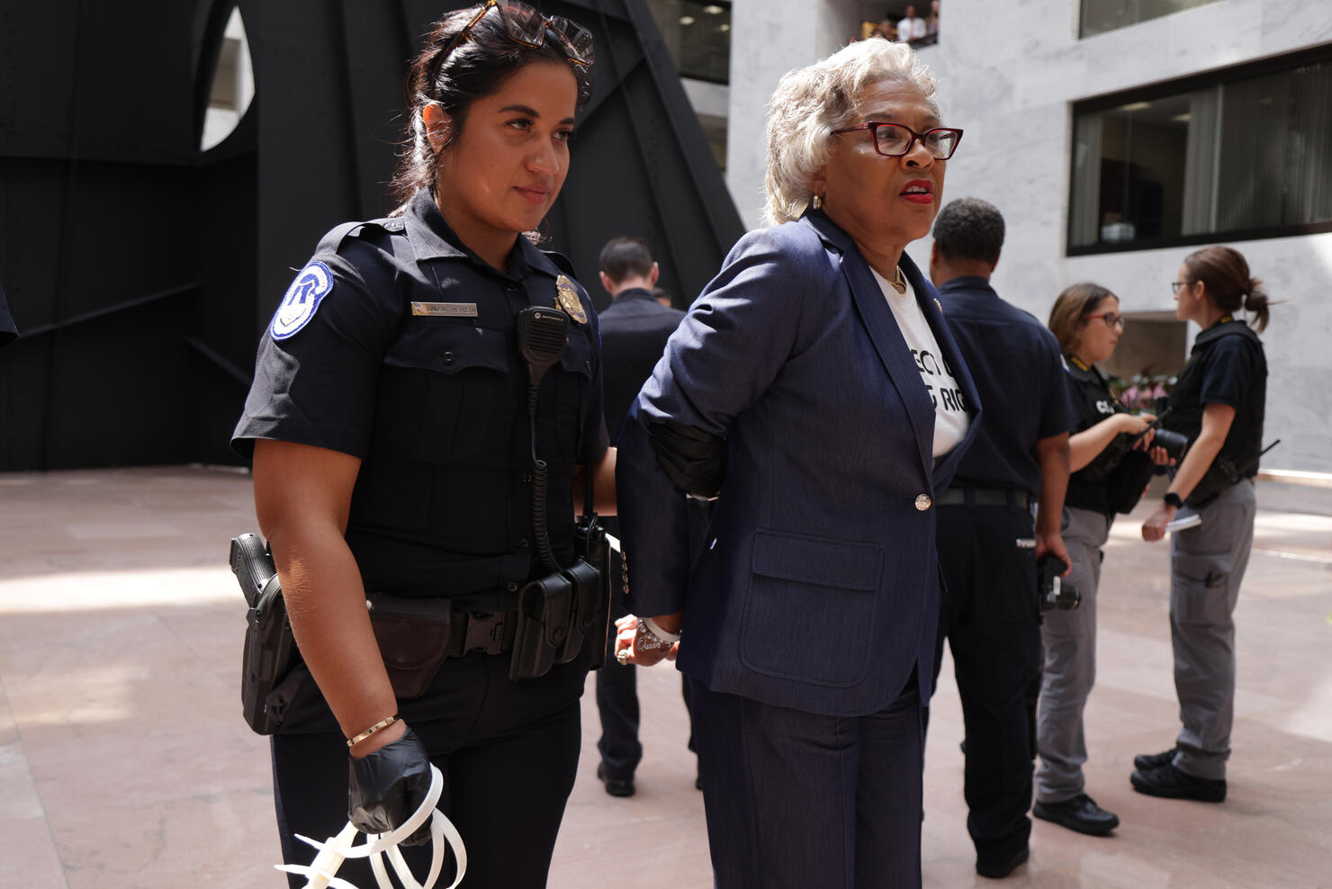 Activists Demonstrate Against State Level Republicans Trying To Pass Restrictive Voting Rights Laws
