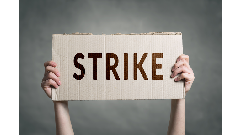 Workers going on Strike