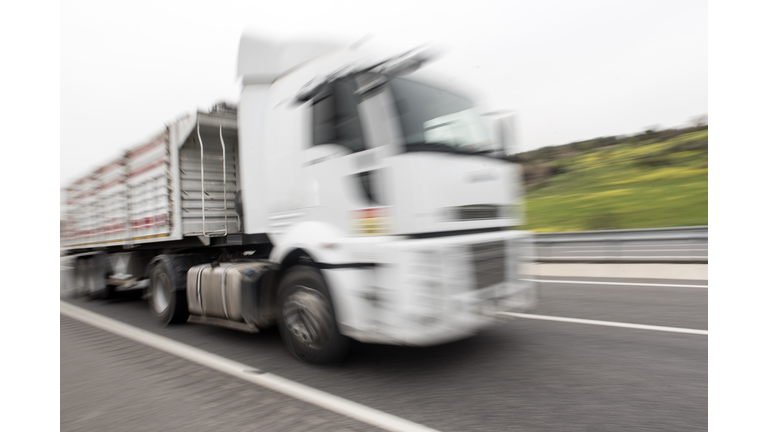 Truck on Highway