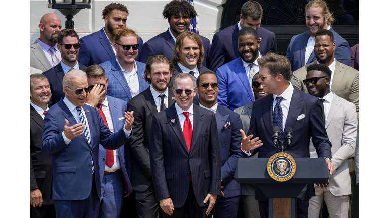 President Biden Hosts Super Bowl LV Champions Tampa Bay Buccaneers At The White House